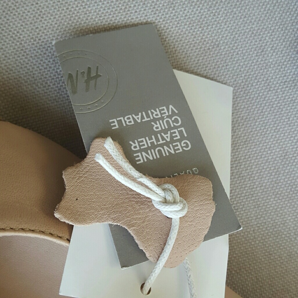 Genuine leather girls flats shoes bow gold 12 - Picture 6 of 6
